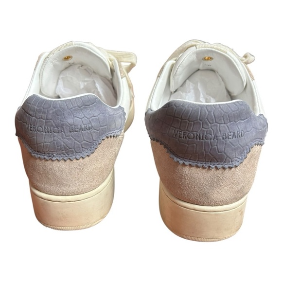 Veronica Beard Lennox Sneakers White Dusk Blue Women’s Size 11 M - Picture 11 of 15